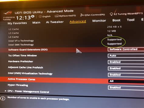 asus uefi bios scan